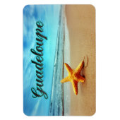 Guadeloupe zeester magneet (Verticaal)