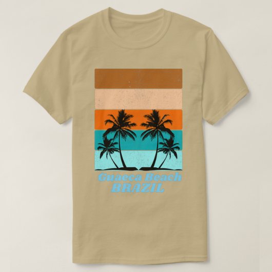 Guaeca Beach voor mensen die graag strandvakanties T-shirt (Design voorkant)