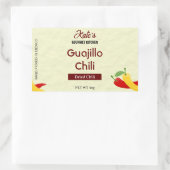 Guajillo Custom Pepper Product Sticker (Tas)