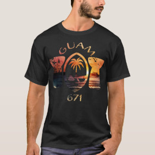 Guam 671 Latte Stenen T-shirt