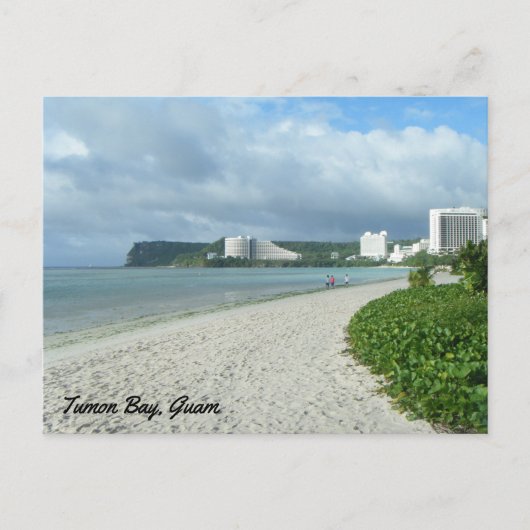 GUAM 671 Tumon Bay Briefkaart (Voorkant)