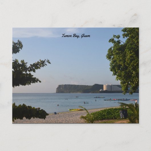 GUAM 671 Tumon Bay Guam Briefkaart (Voorkant)