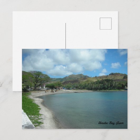 GUAM 671 Umatac Bay 2 Briefkaart (Voorkant / Achterkant)