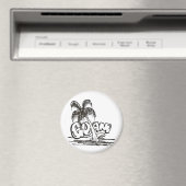 Guam B&W Magneet (Insitu (Vaatwasser))