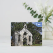 Guam Baptist Church Ruins Briefkaart (Staand voorkant)