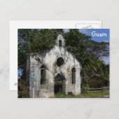 Guam Baptist Church Ruins Briefkaart (Voorkant / Achterkant)