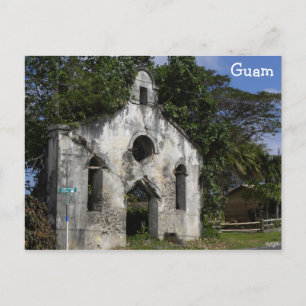 Guam Baptist Church Ruins Briefkaart