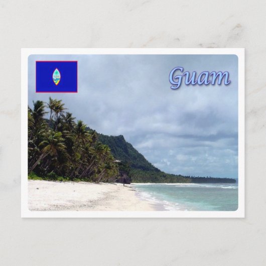 Guam - Beach - Briefkaart (Voorkant)