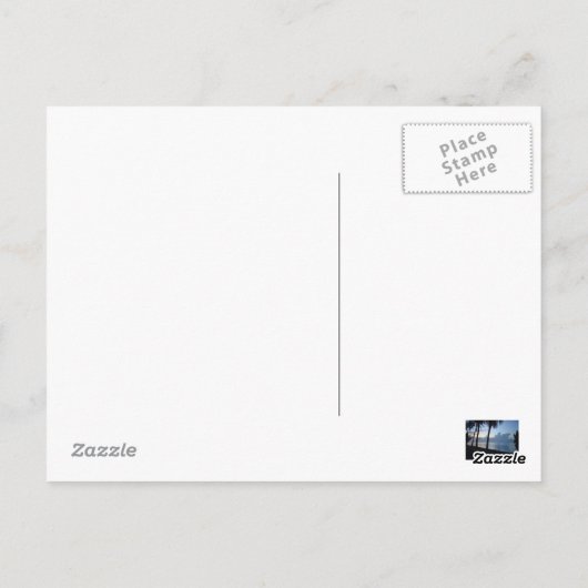 Guam Beach Park Sunset Briefkaart (Achterkant)