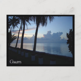 Guam Beach Park Sunset Briefkaart
