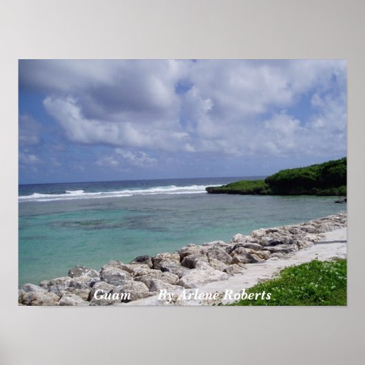 Guam Beach Poster (Voorkant)