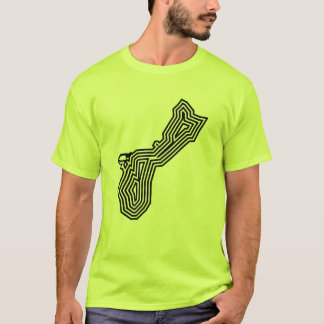 Guam Black Burst T-shirt