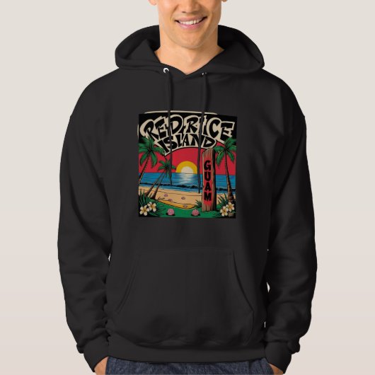 Guam Chamorro Foodie Red Rice Island Hoodie (Voorkant)