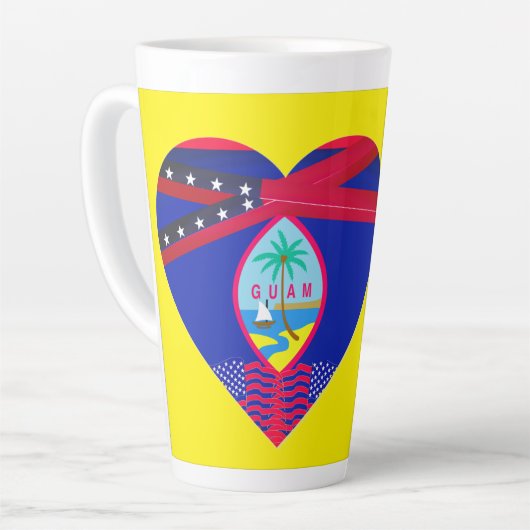 Guam Coffee Time Latte Mok (Linkerhoek)