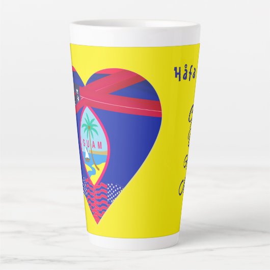 Guam Coffee Time Latte Mok (Voorkant)