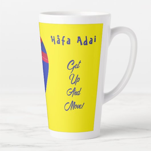 Guam Coffee Time Latte Mok (Rechts)