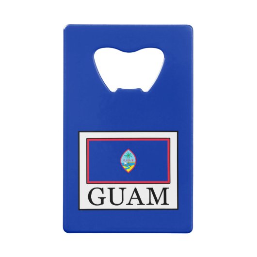 Guam Creditkaart Flessenopener (Voorkant)