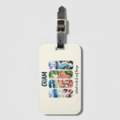 Guam – Eilandwortels en rif bries Bagagelabel (Voorkant (verticaal))