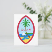 GUAM - embleem/vlag/wapen/symbool Briefkaart (Staand voorkant)