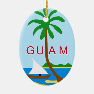 GUAM - embleem/vlag/wapen/symbool Keramisch Ornament