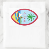GUAM - embleem/vlag/wapen/symbool Rechthoekige Sticker (Tas)