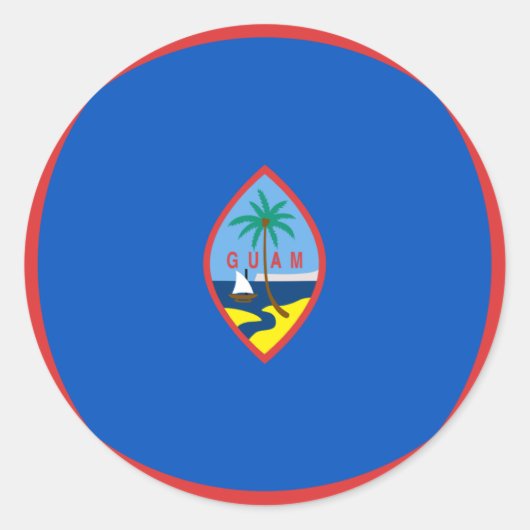 Guam Fisheye Sticker (Voorkant)