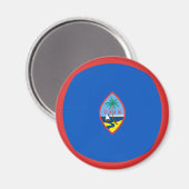 Guam Fisheye Vlagmagneet Magneet (Voorkant / Achterkant)