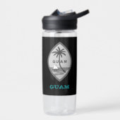 Guam Fitness en Guamaian mantel / vlag Waterfles (Links)