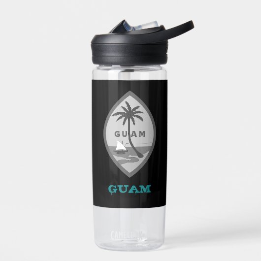 Guam Fitness en Guamaian mantel / vlag Waterfles (Links)