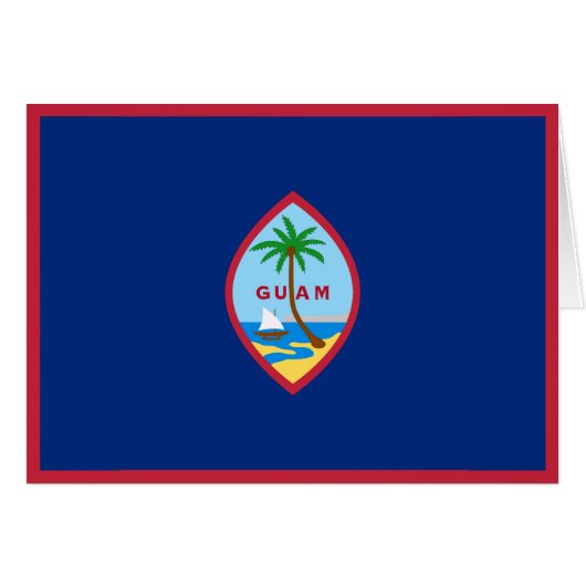 Guam Flag (Voorkant Horizontaal)