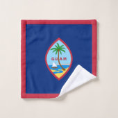 Guam Flag Bad Handdoek (Wasdoekje)