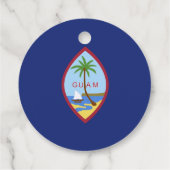 Guam Flag Bedankjes Labels (Achterkant)
