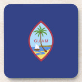 Guam Flag Bier Onderzetter (Voorkant)