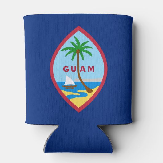 Guam Flag Blikjeskoeler (Achterkant)