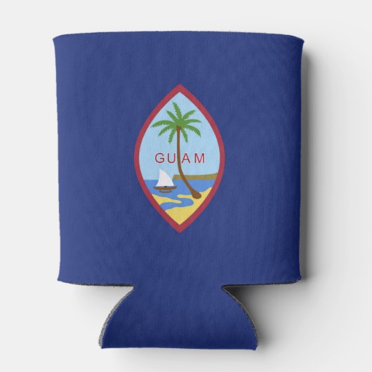 Guam Flag Blikjeskoeler (Achterkant)