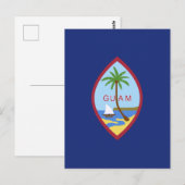 Guam Flag Briefkaart (Voorkant / Achterkant)