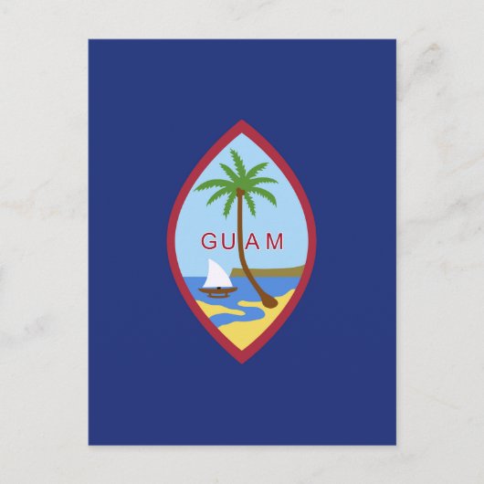 Guam Flag Briefkaart (Voorkant)