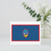 Guam Flag Briefkaart (Staand voorkant)