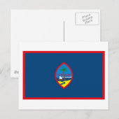 Guam Flag Briefkaart (Voorkant / Achterkant)