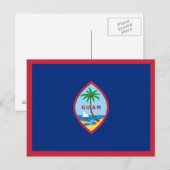 Guam Flag Briefkaart (Voorkant / Achterkant)