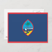 GUAM FLAG BRIEFKAART (Voorkant / Achterkant)