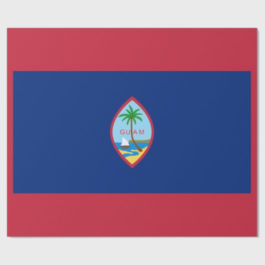 Guam Flag Cadeaupapier (Vlak)