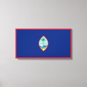 Guam Flag Canvas Afdruk (Voorkant)