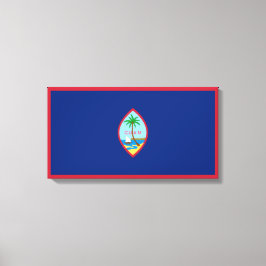 Guam Flag Canvas Afdruk