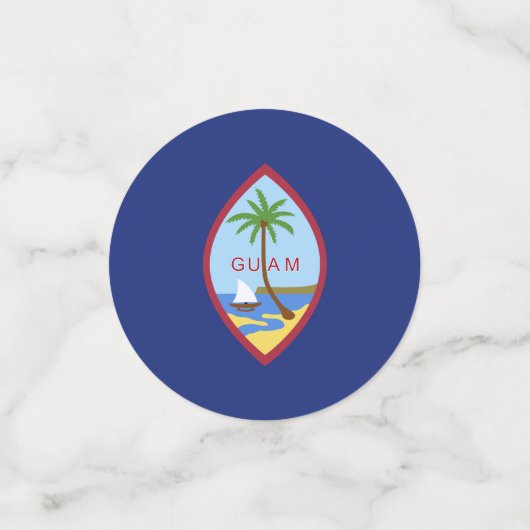Guam Flag Confetti (Kleine voorkant)