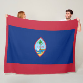 Guam Flag Fleece Deken