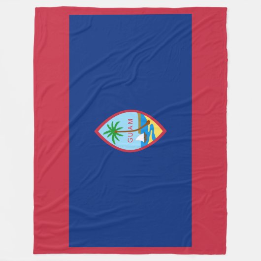 Guam Flag Fleece Deken (Voorkant)