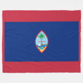Guam Flag Fleece Deken (Voorkant (Horizontaal))