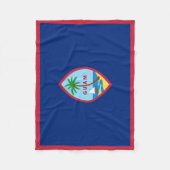 Guam Flag Fleece Deken (Voorkant)