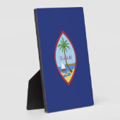 Guam Flag Fotoplaat (Zijkant)